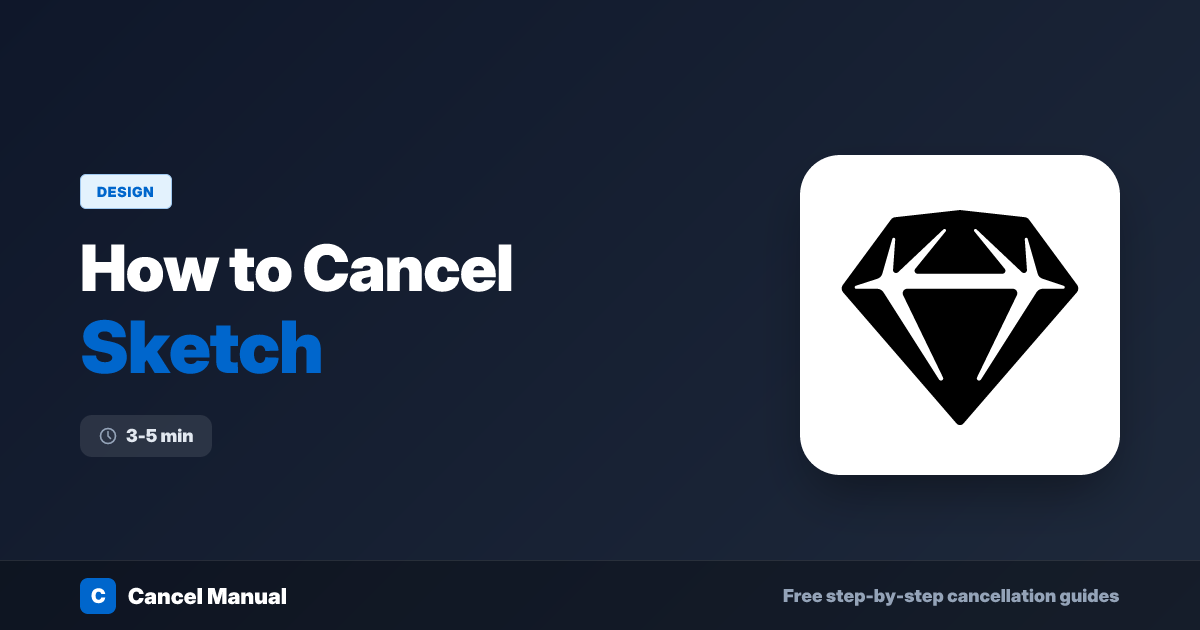 How to Cancel Sketch Subscription (2026 Guide) | Cancel Manual